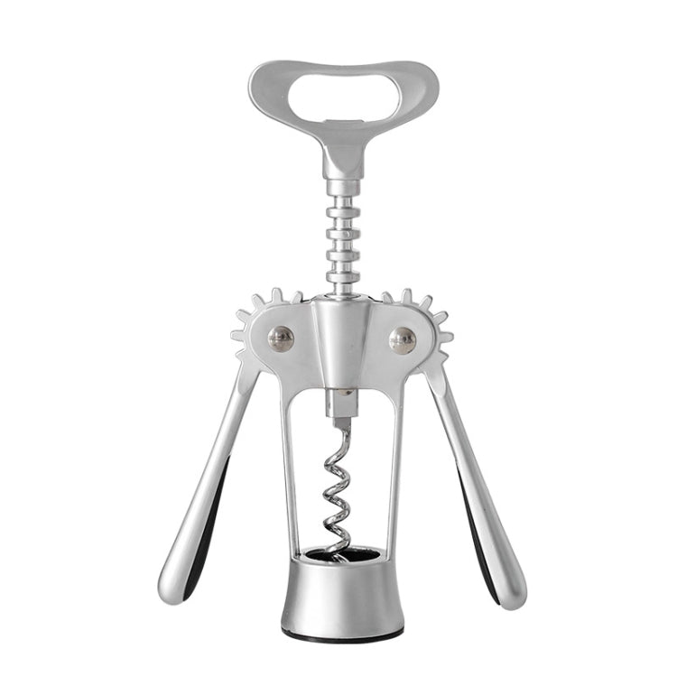 Kitchen Multifunctional Manual Wine Zinc Alloy Bottle Opener, Zinc Alloy Silver Zinc Alloy Silver