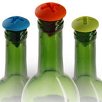 5pcs Screw Shape Red Wine Preservation Silicone Bottle Stopper Random Colour Delivery, Screw Shape