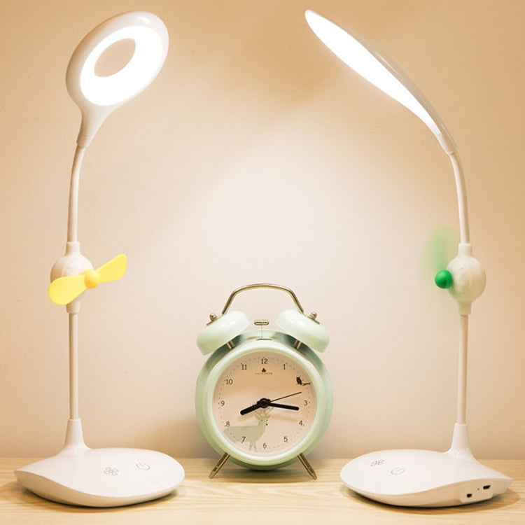 WS-8010 LED Fan Desk Lamp Bedside Desk USB Folding Desk Lamp, Water Drop, Ring, Pen Holder White Fan Blade, Pen Holder Yellow Fan Blade, Pen Holder Blue Fan Blade, Pen Holder Green Fan Blade – Durable Build, Easy to Use