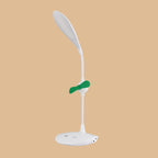 WS-8010 LED Fan Desk Lamp Bedside Desk USB Folding Desk Lamp, Water Drop, Ring, Pen Holder White Fan Blade, Pen Holder Yellow Fan Blade, Pen Holder Blue Fan Blade, Pen Holder Green Fan Blade – Durable Build, Easy to Use Water Drop