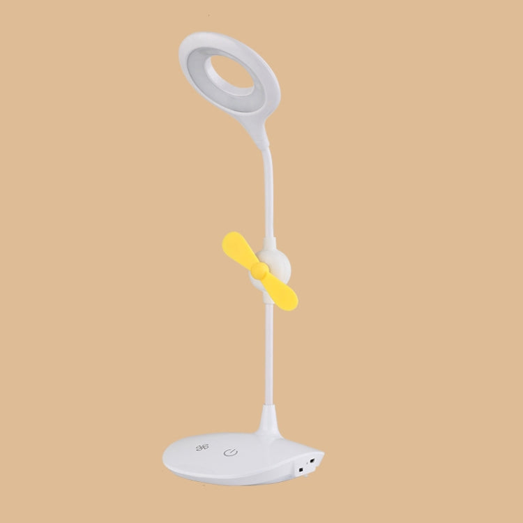 WS-8010 LED Fan Desk Lamp Bedside Desk USB Folding Desk Lamp, Water Drop, Ring, Pen Holder White Fan Blade, Pen Holder Yellow Fan Blade, Pen Holder Blue Fan Blade, Pen Holder Green Fan Blade – Durable Build, Easy to Use Ring