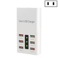 30W 2A Multi-Function 6-Port Charging Socket Universal Smart Phone And Tablet USB Charger, US Plug, EU Plug, UK Plug US Plug