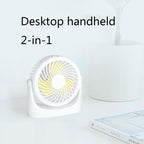 JD-Q1 Office Student Dormitory Mini Silent USB Fan, White, Pink, Black