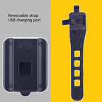 Intelligent Steering Brake Tail Light USB Rechargeable Bicycle Light Cycling Warning Safety Light, Intelligent Steering Brake Tail Light