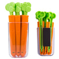 5 Sets Carrot Sealing Clip Food Bag Sealing Clip With Magnet Box, Carrot Sealing Clip – Durable Build, Easy to Use Carrot Sealing Clip