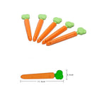 5 Sets Carrot Sealing Clip Food Bag Sealing Clip With Magnet Box, Carrot Sealing Clip – Durable Build, Easy to Use