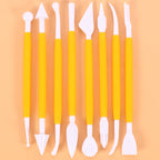 2 Sets Carving Pen Cake Fondant Carving Knife Making Cutting Tool 01030 Purple (OPP Bag Packaging), 01071 Yellow (OPP Bag Packaging), 01018 Red (OPP Bag Packaging), 02023 Blue (OPP Bag Packaging), 02030 Pink (OPP Bag Packaging)                         ... 01071 Yellow (OPP Bag Packaging)
