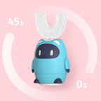Lanbeibei Children U-Shaped Automatic Electric Toothbrush, 2-6 Years Old Plus Version (Blue), 6-12 Years Old Plus Version (Blue), 2-6 Years Old Home Version (Blue), 6-12 Years Old Home Version (Blue), 2-6 Years Old Plus Version (Pink)... – Waterproof