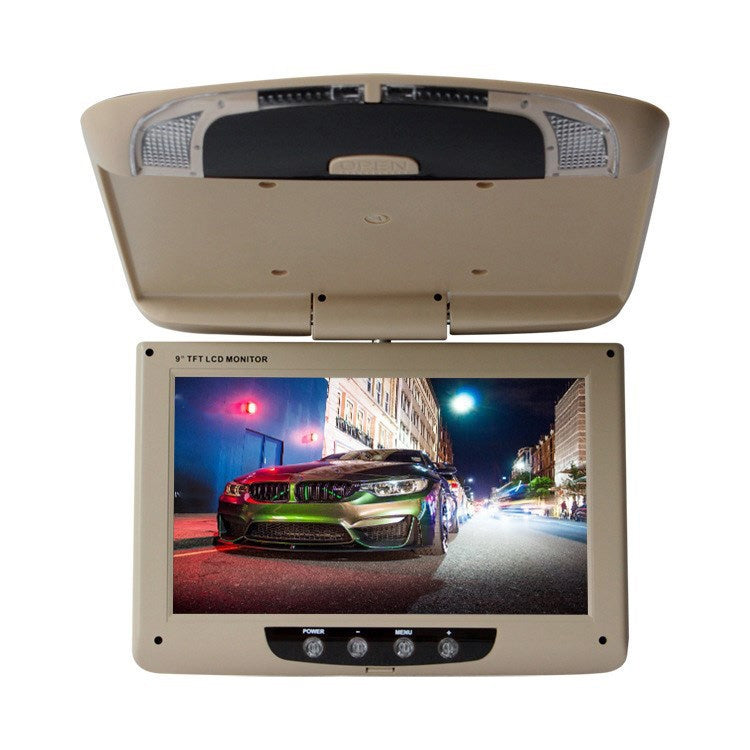 9 Inch Car HD Car Reversing Display Car Ceiling Display, 9 inch (Beige), 9 inch 9 inch (Beige) Beige
