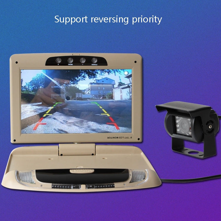 9 Inch Car HD Car Reversing Display Car Ceiling Display, 9 inch (Beige), 9 inch