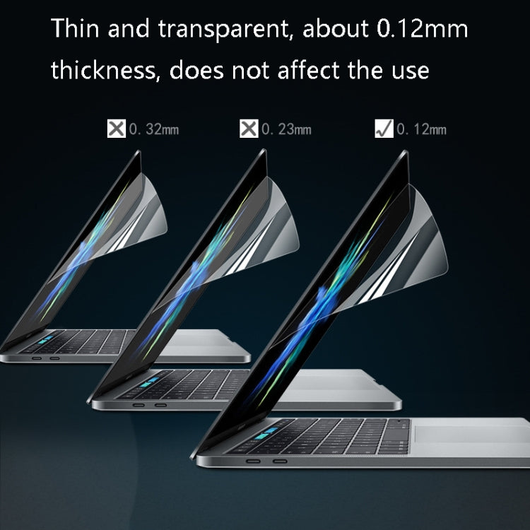 0.12mm 4H HD Translucent PET Laptop Screen Protective Film – Screen Protector, For MacBook Air 11.6 inch A1465 / A1370, For MacBook Retina 12 inch A1534, For MacBook Pro 13.3 inch A1708 / A1706 / A1989 / A2159, For MacBook Air 13.3 inch A1466 / A1369...