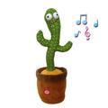 Electric Dancing Cactus Singing Holiday Gift Doll for Children, No Battery No Battery