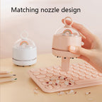 X1 Mini USB Handheld Wireless Desktop Vacuum Cleaner, White, Pink, Green – Durable Build, Easy to Use
