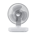 D77 Desktop Automatic Shaking hHead Fan Mute Portable Home Office Dormitory USB Fan, Ivory, Rose Pink Ivory