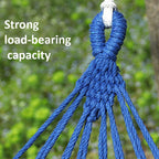 Thick Canvas Hammock Field Rollover Prevention Outdoor Hammock Swing, 260x80 No Stick Single (Red Stripe), 260x80 Non-stick Single (Blue Stripes ), 260x100 No Stick (Red Stripes), 260x100 No Stick (Blue Stripes), 260x150 No Stick (Red Stripes）       ...
