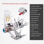CXWXC 16 In 1 Bicycle Repair Combination Tool Multifunctional Mountain Bike Repair Tool, CXWXC 16 In 1