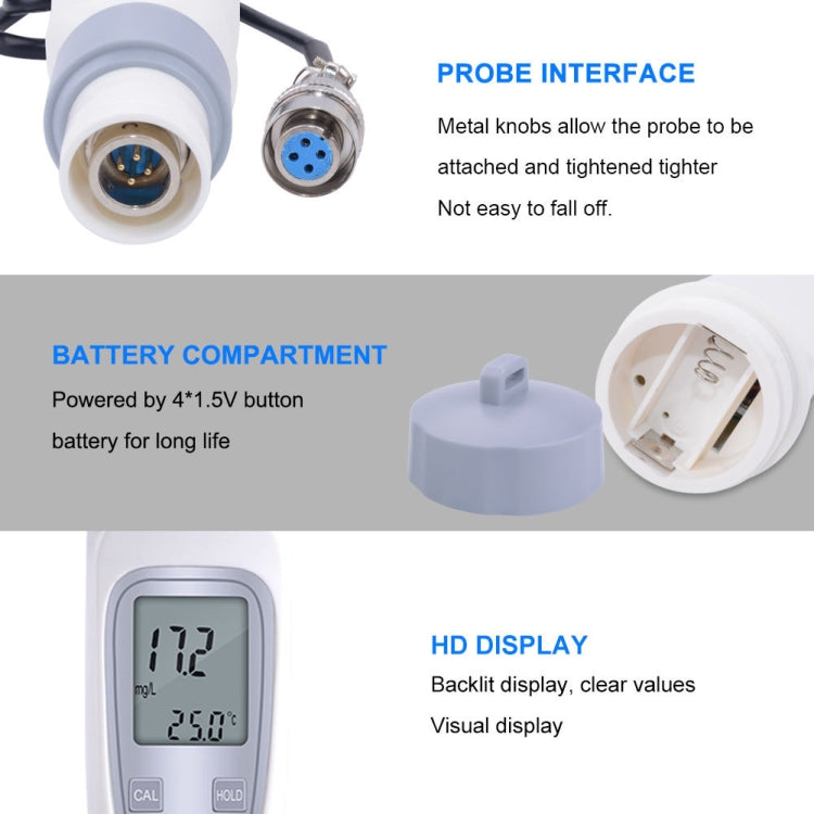 JPB-70A Portable Dissolved Oxygen Analyzer Water Quality Aquaculture Dissolved Oxygen Meter Detector – Durable Build, Easy to Use