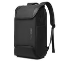 BANGE Men Anti-Theft Backpack Waterproof Large-Capacity Backpack Computer Bag, Black, Gray Black