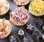27 in 1 Decorating Mouth Set Seamless Cream Squeezing Mouth, 27 PCS/Set