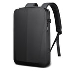 BANGE BG-22201 Business Hard Shell Computer Bag Men Backpack Waterproof Luggage, Black, Silver White, Titanium Black
