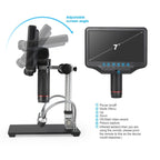 7 Inch 3D Digital Microscope Industrial Overhaul, Watch And Jewelry Appraiser, EU Plug, US Plug