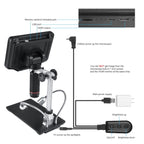 7 Inch 3D Digital Microscope Industrial Overhaul, Watch And Jewelry Appraiser, EU Plug, US Plug