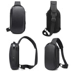 BANGE BG-7256 Men Chest Bag Waterproof EVA Hard Shell Messenger Bag, BANGE BG-7256 – Waterproof, Wear-resistant