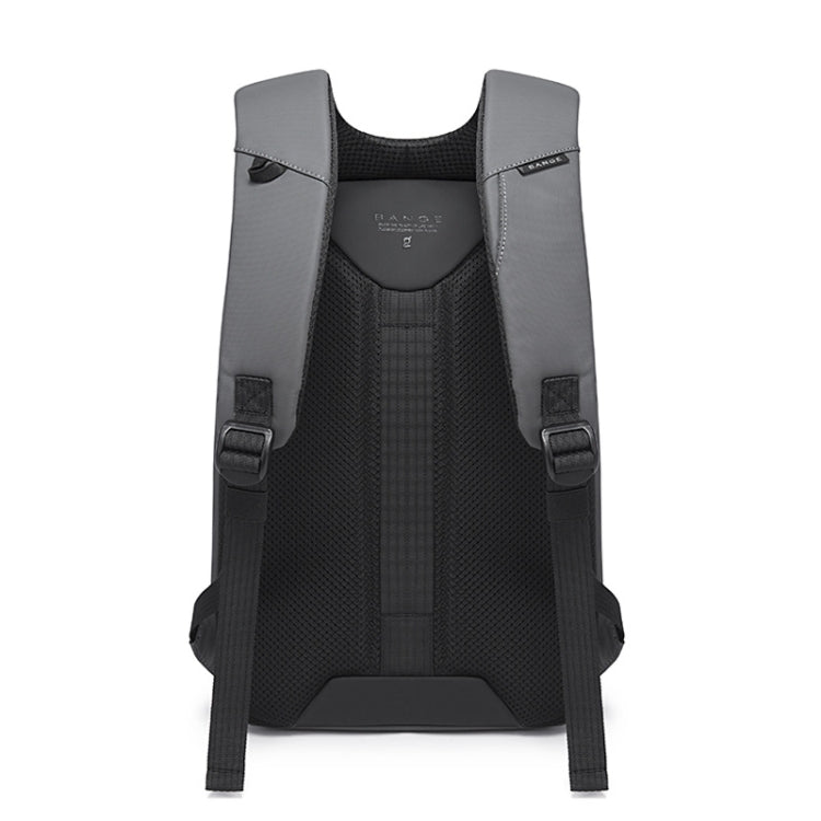 BANEG BG-22188 Fashion Business Anti-Theft Backpack Backpack with External USB Charging Port, Black, Gray