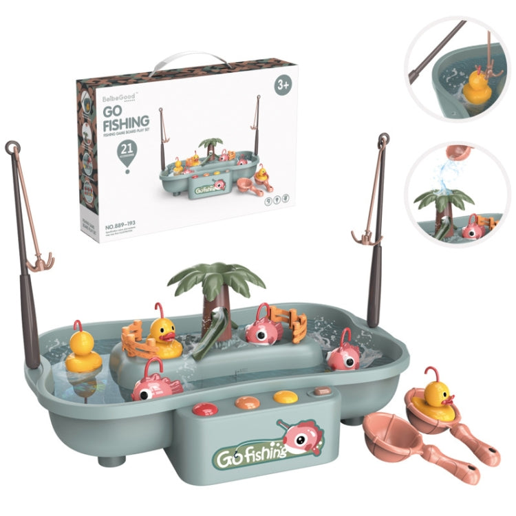 Play House Children Educational Electric Cycle Rotating Fishing Station Summer Water Game Toy Set, Green 6 Ducks, Pink 6 Ducks, Green 3 Fish 3 Ducks, Pink 3 Fish 3 Ducks – Durable Build, Easy to Use Green 3 Fish 3 Ducks