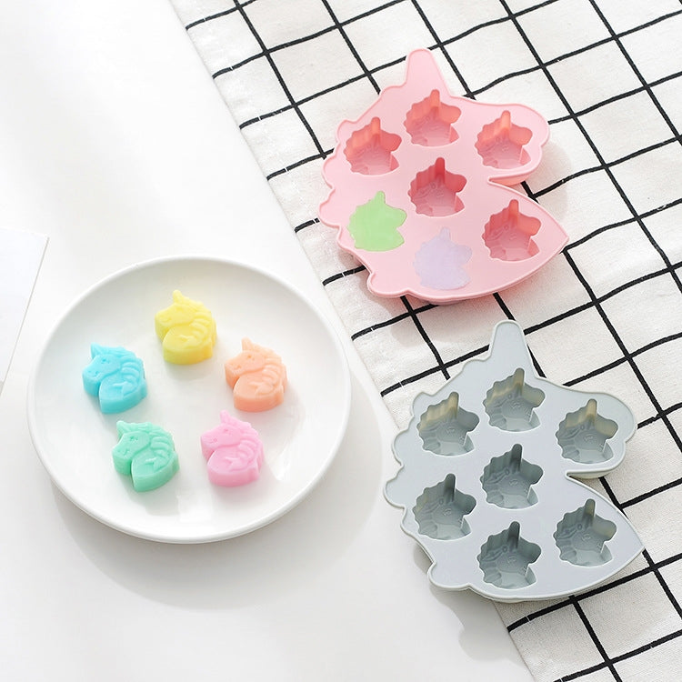 Unicorn Pony Chocolate Candy Cake Baking Silicone Mold Color Random Delivery, Unicorn Pony Unicorn Pony