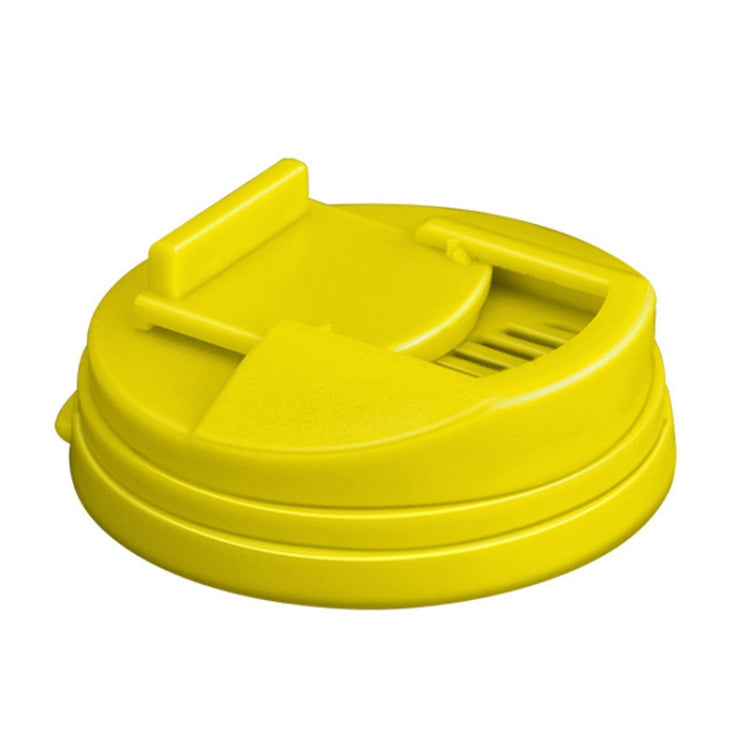 3 PCS Universal Leak-Proof Cover For Cans Push-Type Splash-Proof Cover, Blue, Yellow, Red – Durable Build, Easy to Use Yellow