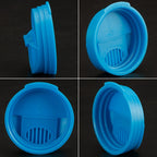 3 PCS Universal Leak-Proof Cover For Cans Push-Type Splash-Proof Cover, Blue, Yellow, Red – Durable Build, Easy to Use