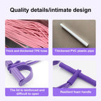 Multifunctional Four-Tube Pedal Puller Pedal Elastic Rope Sit-Ups Aid Abdomen Fitness Equipment, Green, Purple, Blue, Red, Yellow – Durable Build, Easy to Use