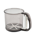 Convenient Hand-Held Flour Sieve Icing Sugar Sieve Baking Tool, Translucent Brown Translucent Brown Brown