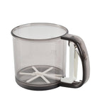 Convenient Hand-Held Flour Sieve Icing Sugar Sieve Baking Tool, Translucent Brown Translucent Brown Brown