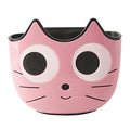 Kitchen Cartoon Multifunctional Sink Drain Hanging Bag Adjustable Buckle Bathroom Storage Basket, Pink, Blue, Green Pink