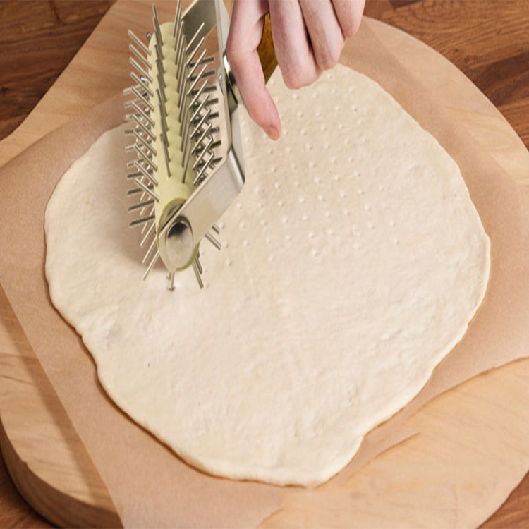 Stainless Steel Pizza Dough Roller & Puncher
