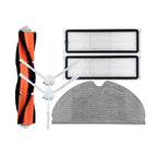 Sweeping Robot Accessories For Xiaomi Mijia 1C, Specification: 7 in 1, 7 in 1, 2 Side Brush Black, Wipes 7 in 1