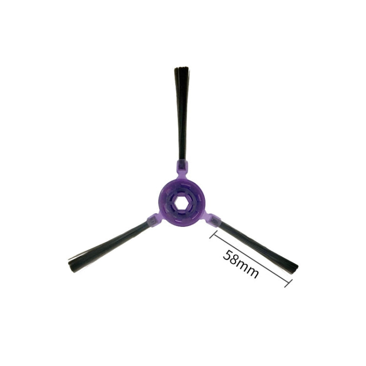 Sweeping Robot Accessories For Midea I5 Young/I9 EYE, Specification:, 3 Pairs Side Brush, 3 Filter+Cleaning Brush, Main brush