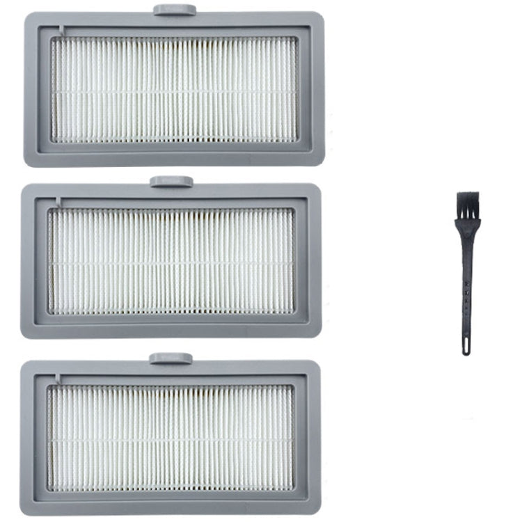 Sweeping Robot Accessories For Midea I5 Young/I9 EYE, Specification:, 3 Pairs Side Brush, 3 Filter+Cleaning Brush, Main brush – Durable Build, Easy to Use 3 Filter+Cleaning Brush