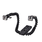 Flexible Dual Arm Hot Shoe Flash Bracket Mount Holder Bracket Default Title