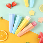 4 in 1 Children Popsicle Mold Set Food Grade Silicone Cream Mold Random Colour Delivery, 2 Sets 4 in 1