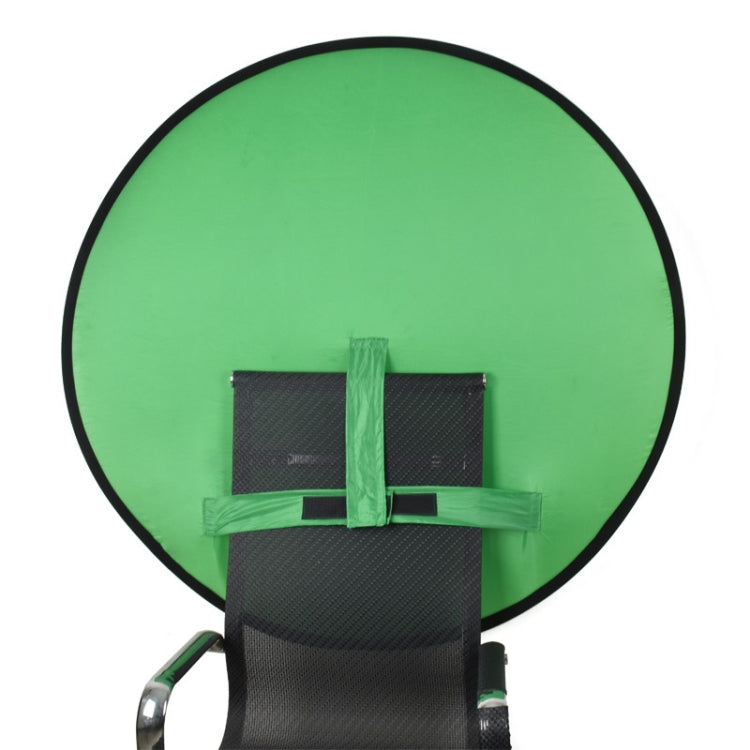 EY-068 Green Background Cloth Folding ID Photo Green Screen Video Backdrop Board For E-Sports Chair, 75cm, 110cm, 142cm 75cm