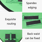 EY-068 Green Background Cloth Folding ID Photo Green Screen Video Backdrop Board For E-Sports Chair, 75cm, 110cm, 142cm