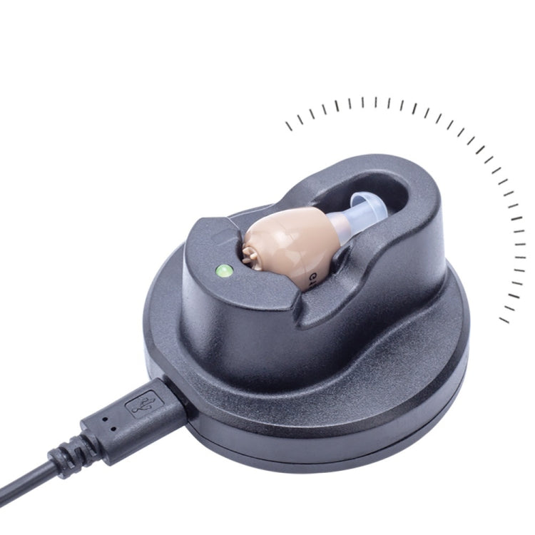 Z-12 Rechargeable In-Ear Sound Amplifier Hearing Aid with USB Cradle Charger, Z-12 Z-12