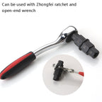 Motorcycle Wheel Axle Disassembly Tool Front Wheel Spindle Removal Wrench Disassembly Sleeve Hex Socket, Hex Socket Black, Hex Socket White – Durable Build, Easy to Use