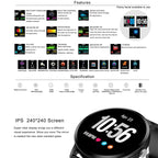V11 Smart Watch – Blood Pressure Monitoring, Heart Rate Monitoring