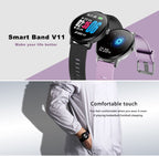 V11 Smart Watch – Blood Pressure Monitoring, Heart Rate Monitoring