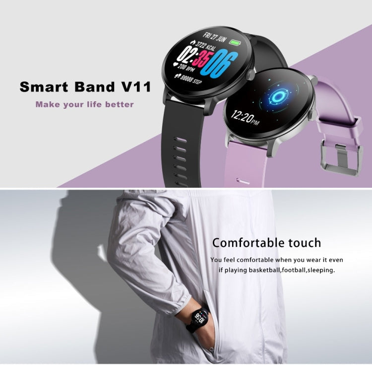 V11 Smart Watch – Blood Pressure Monitoring, Heart Rate Monitoring