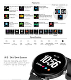 V11 Smart Watch – Blood Pressure Monitoring, Heart Rate Monitoring